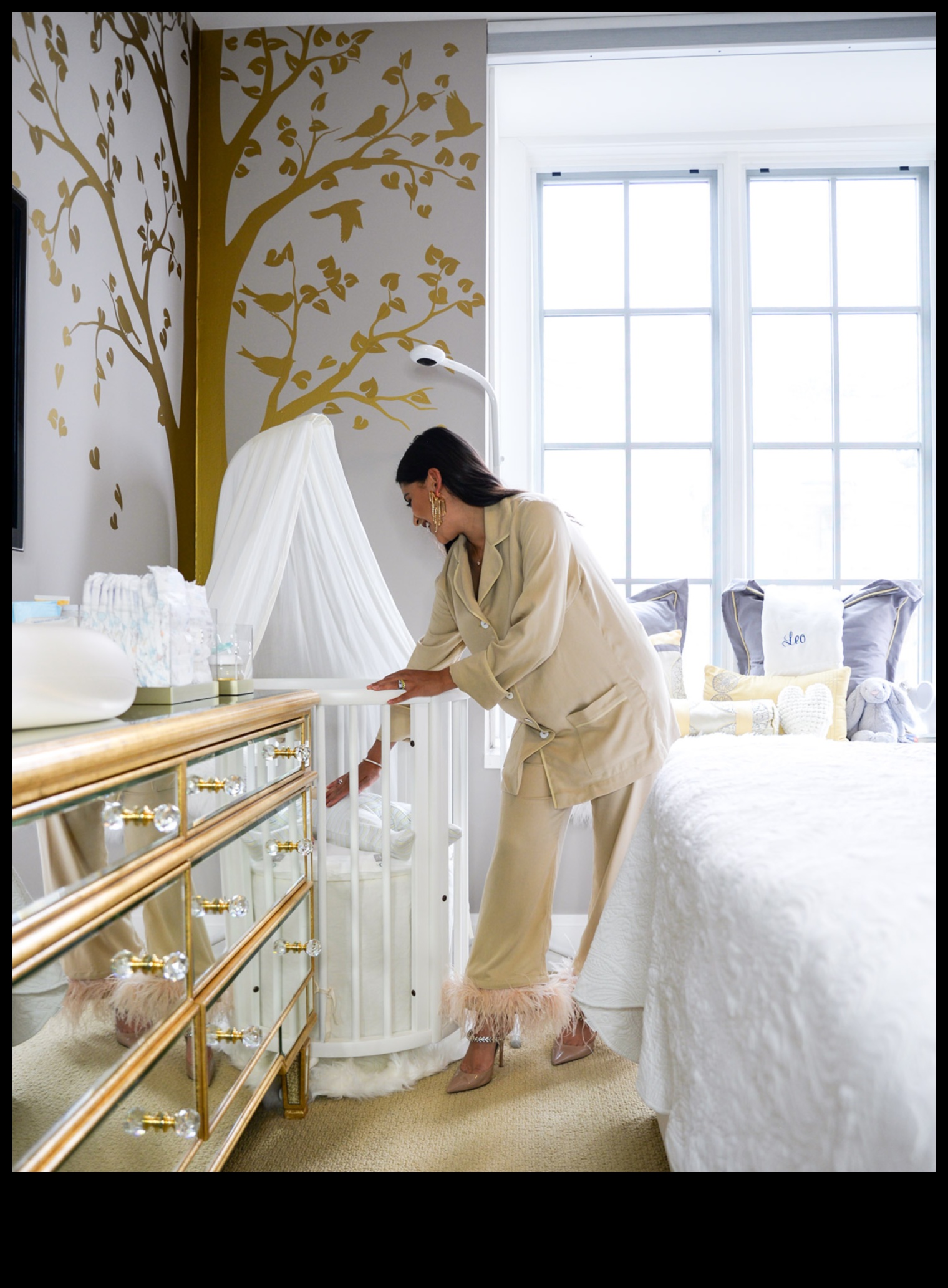 Colț pentru pepinieră: decor elegant pentru micuțul tău