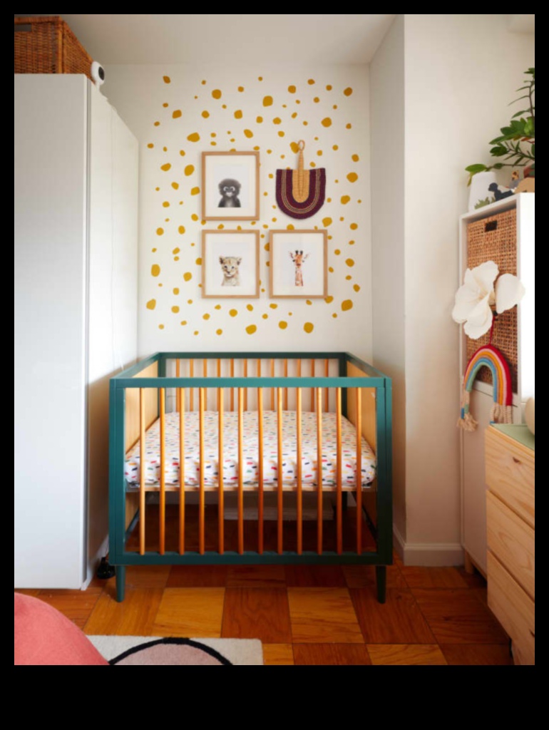 Colț pentru pepinieră: decor elegant pentru micuțul tău