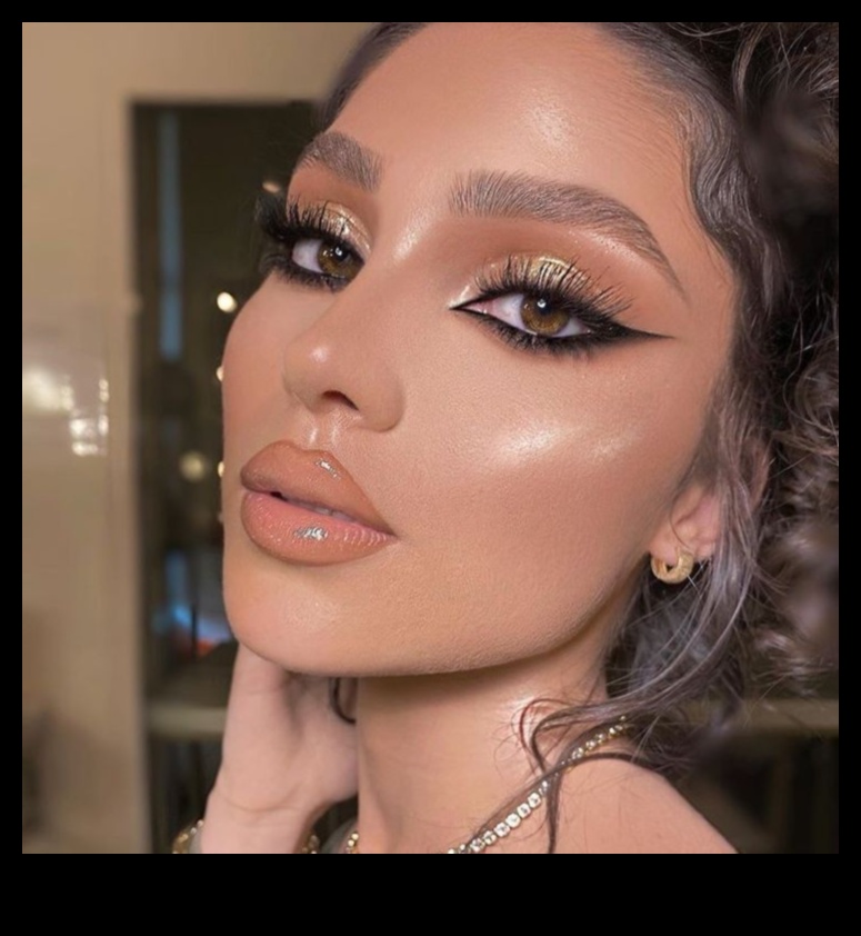 Glam and Gold O abordare luxoasă a stilurilor de machiaj 3 Glam și aur: îmbrățișând bogăția tonurilor aurite în stilurile de machiaj