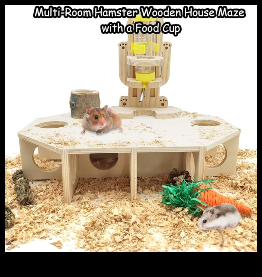 Ascunzători pentru hamsteri Continuare: Idei inovatoare de cuibărit pentru un confort sporit