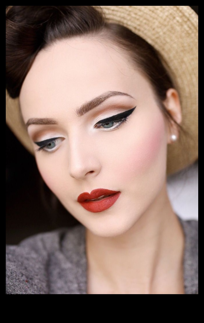 Glam Meets Retro: Explorarea influențelor vintage în stilurile de machiaj glamour