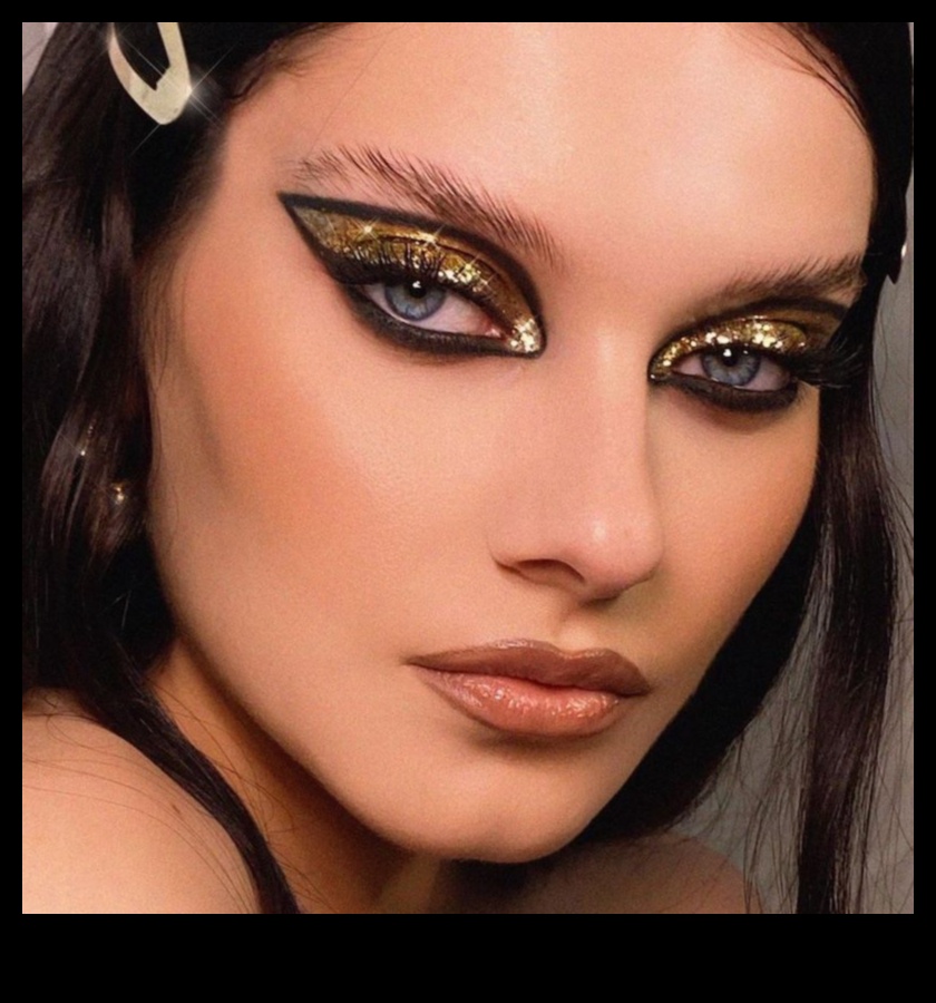 Glam și aur O abordare luxoasă a stilurilor de machiaj 1 Glam și aur: îmbrățișând bogăția tonurilor aurite în stilurile de machiaj