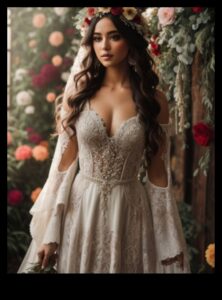 Eleganță pământească: rochii de mireasă boeme dezvăluite